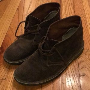 Clark’s Chocolate Suede Desert Boots